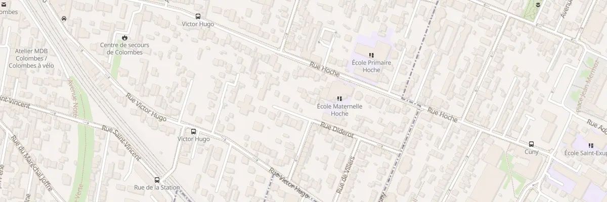 Plan du 11 Rue Diderot à Colombes
