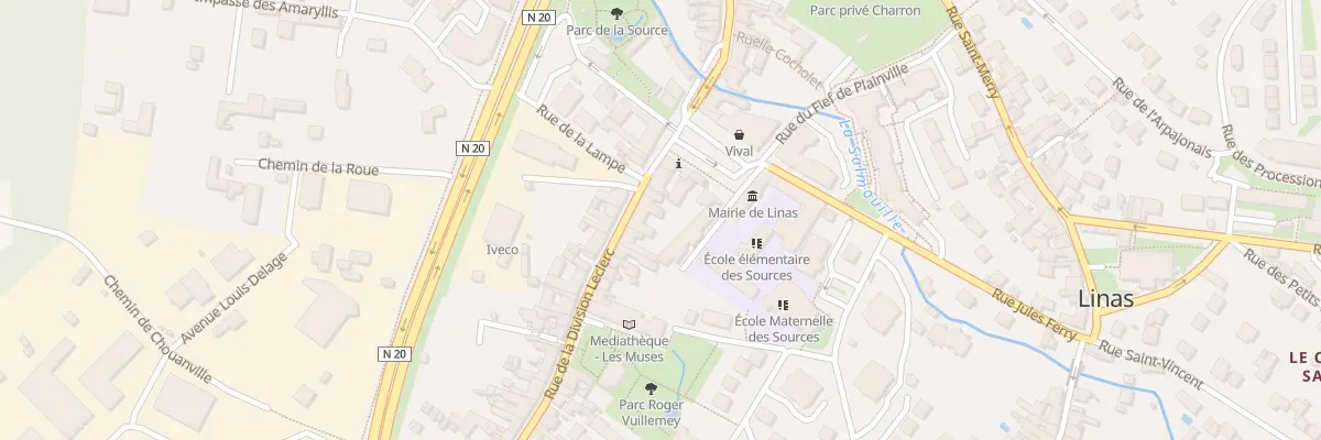 Plan du 89B Rue de la Division Leclerc à Linas