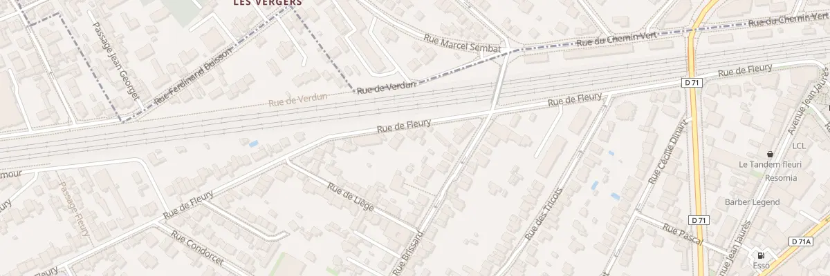 Plan du 41 Rue de Fleury à Clamart
