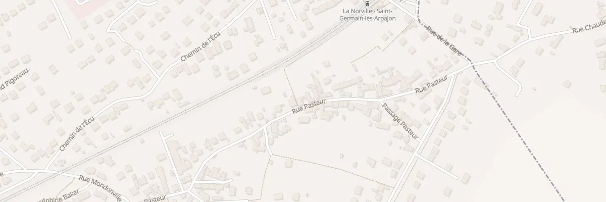 Plan du 43 Rue Pasteur à La Norville