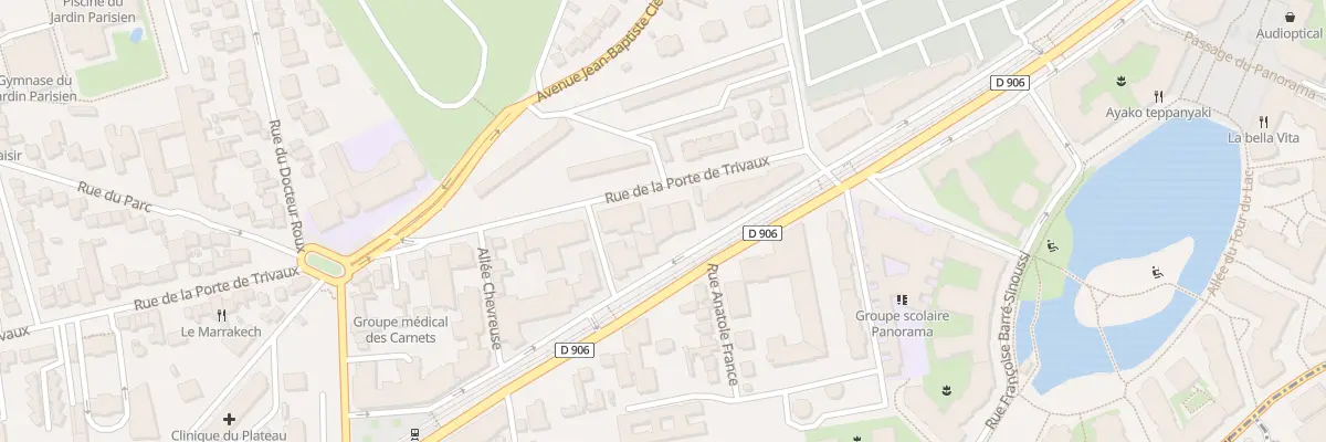 Plan du 86 Av du Gal de Gaulle à Clamart