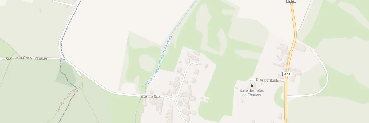 Plan du 8 Rue des Belles Filles à Chauvry