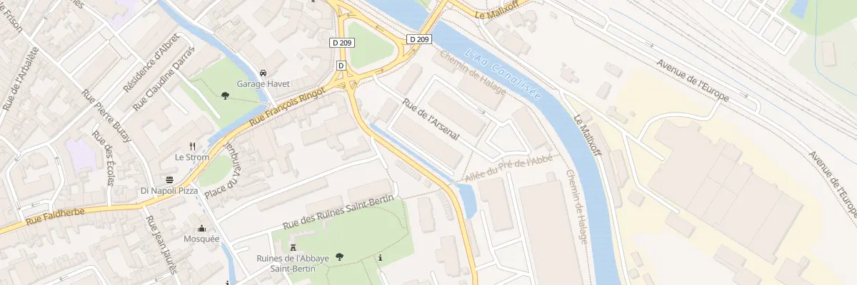 Plan du 2B Rue de l’Ancien Rivage à Saint-Omer