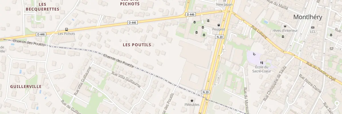 Plan du 10 Che des Poutils à Montlhéry
