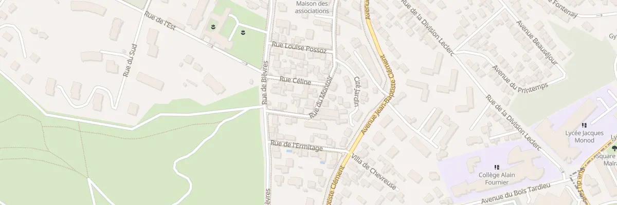 Plan du 24 Rue du Montoir à Clamart