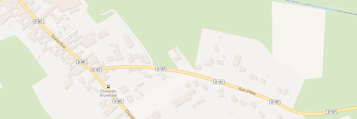 Plan du 16 Rue d’Aire à Thérouanne