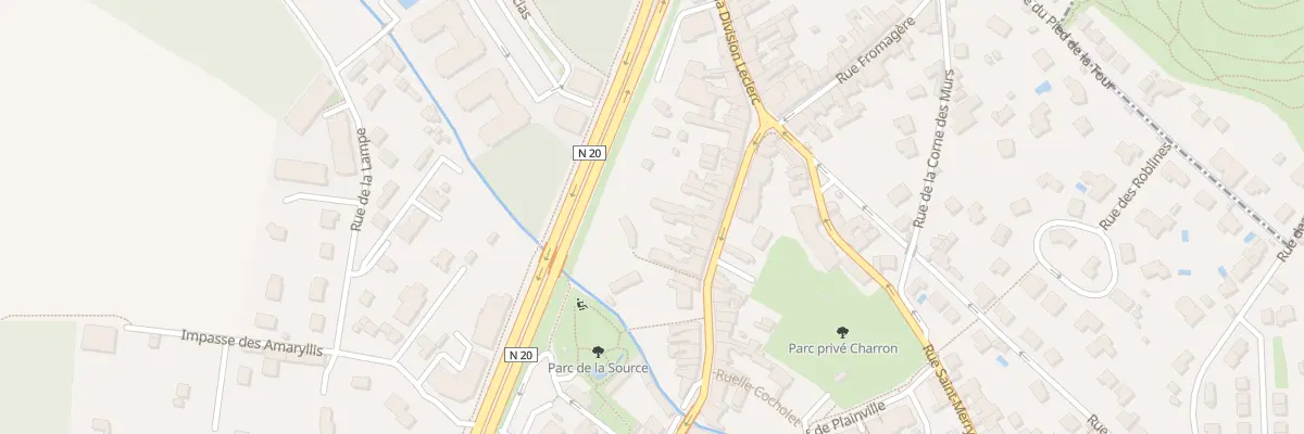 Plan du 30 Rue de la Division Leclerc à Linas