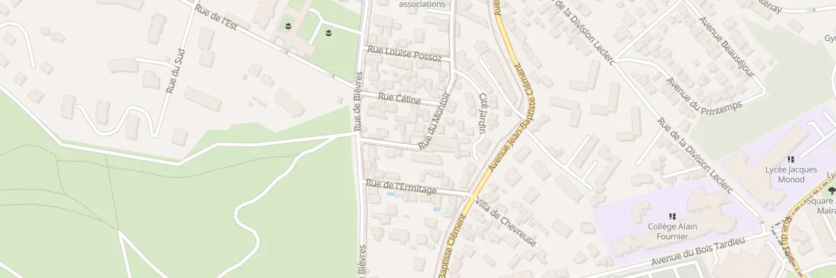 Plan du 26 Rue du Montoir à Clamart