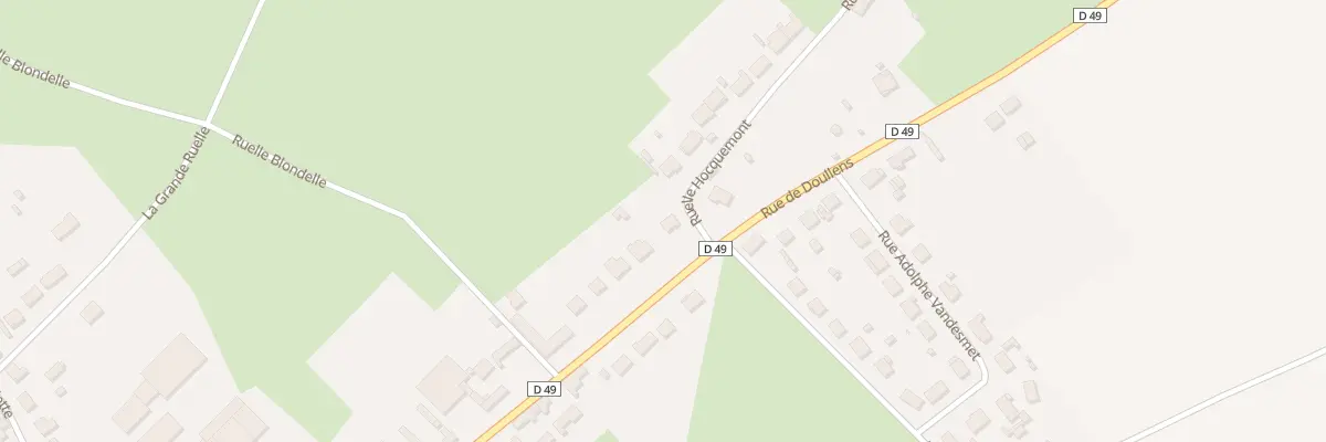 Plan du 55 Rue de Doullens à Candas