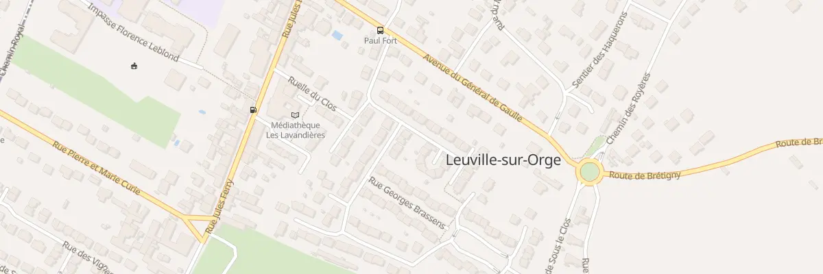 Plan du 7 Rue Paul Verlaine à Leuville-sur-Orge