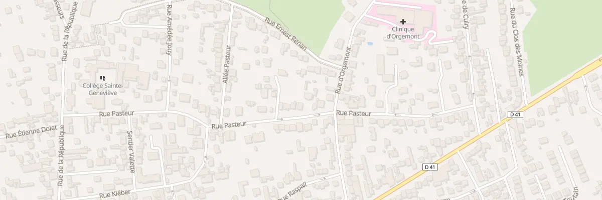 Plan du 57 Rue Pasteur à Argenteuil