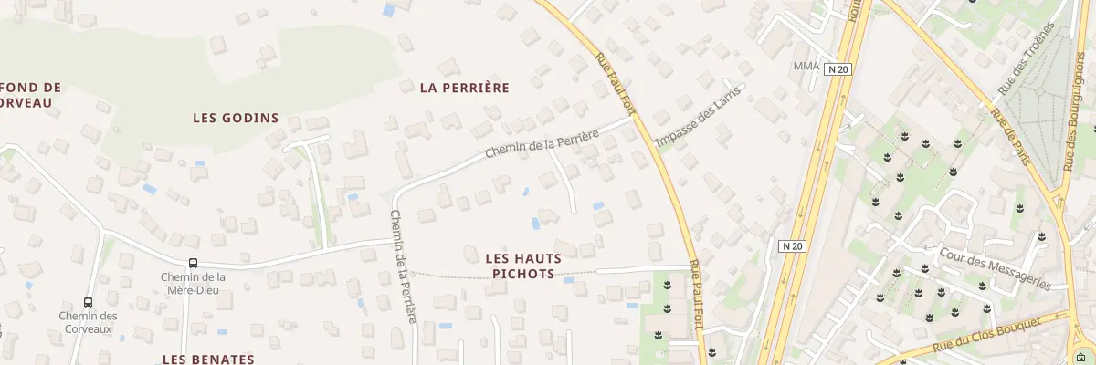 Plan du 9T Che de la Perriere à Montlhéry