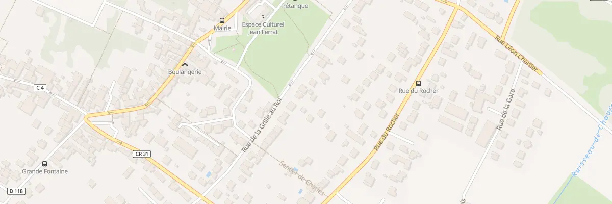 Plan du 31 Rue de la Grille au Roi à Saulx-les-Chartreux