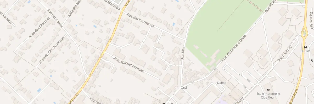 Plan du 6 All Madeleine à Verrières-le-Buisson