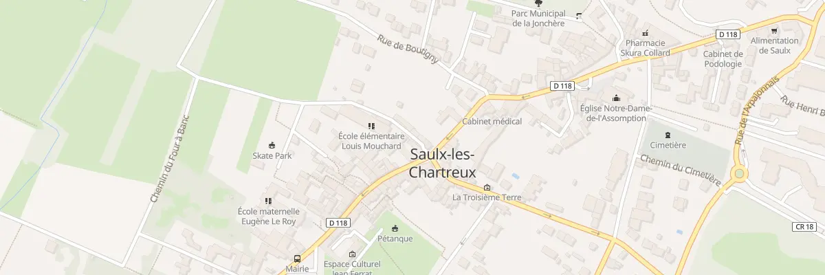 Plan du 42F Rue de la Division Leclerc à Saulx-les-Chartreux