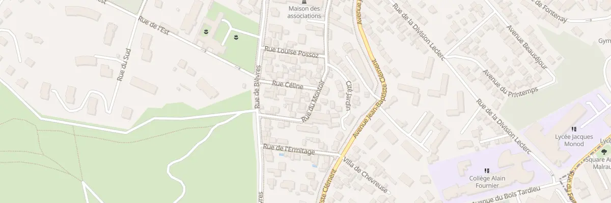 Plan du 22 Rue du Montoir à Clamart