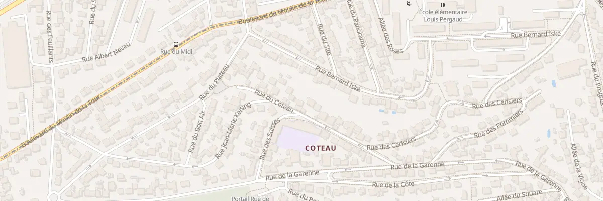 Plan du 21 Rue du Coteau au Plessis-Robinson