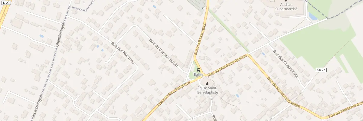 Plan du 2C Rue du Docteur Babin à Leuville-sur-Orge