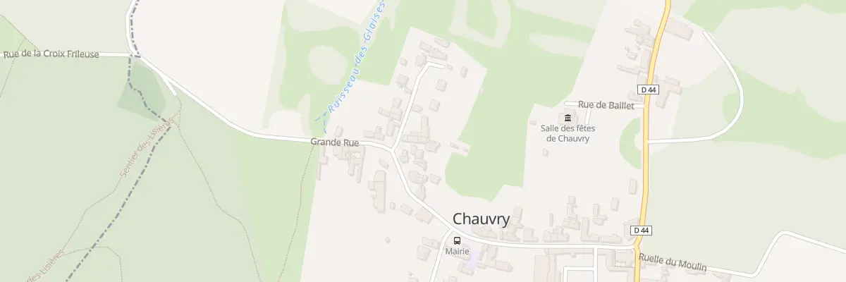 Plan du 3 Rue des Belles Filles à Chauvry