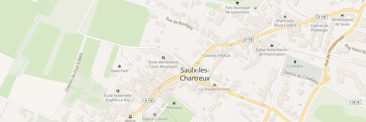 Plan du 42 Rue de la Division Leclerc à Saulx-les-Chartreux