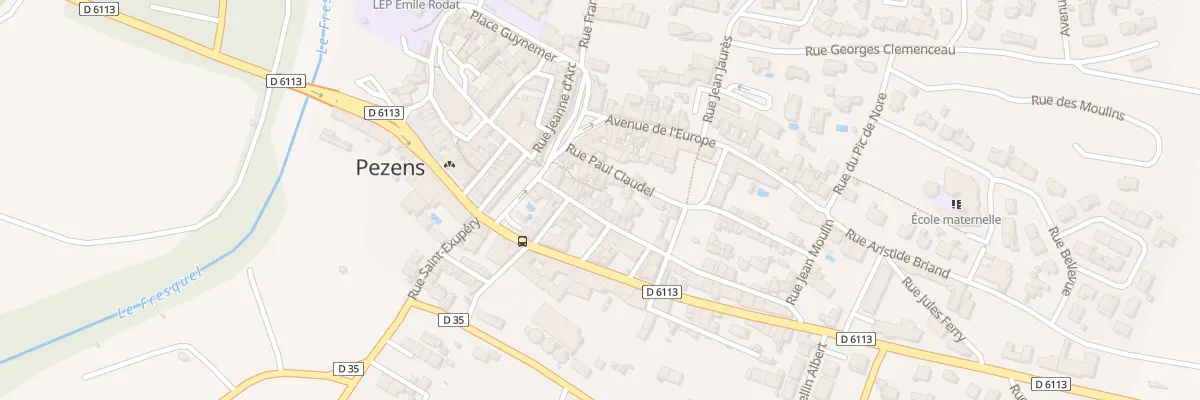 Plan du 24 Rue du Barry à Pezens