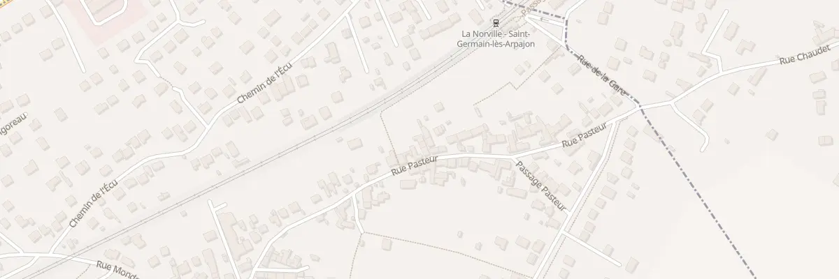 Plan du 45 Rue Pasteur à La Norville