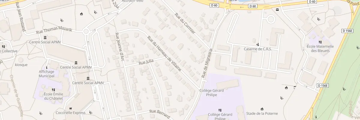 Plan du 12 Rue du Hameau de Villaine à Massy