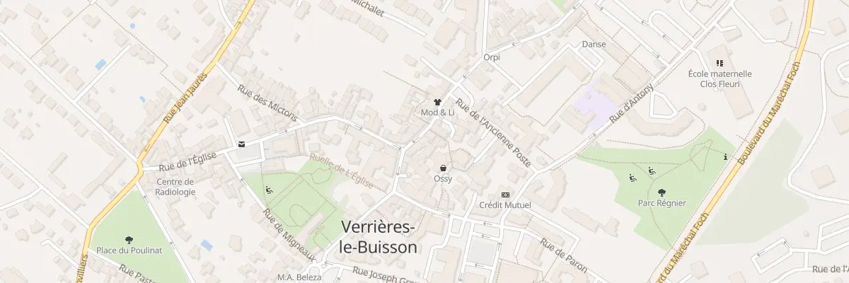 Plan du 39 Rue Estienne d’Orves à Verrières-le-Buisson