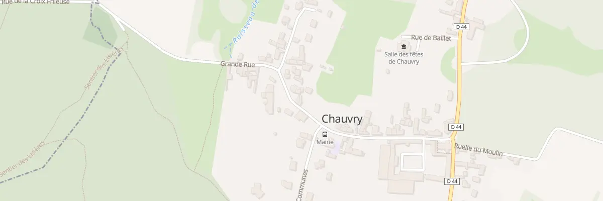 Plan du 35 Gr Grande Rue à Chauvry