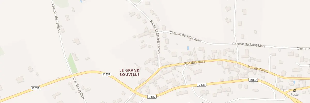 Plan du 3 Rte du Mesnil Racoin à Bouville