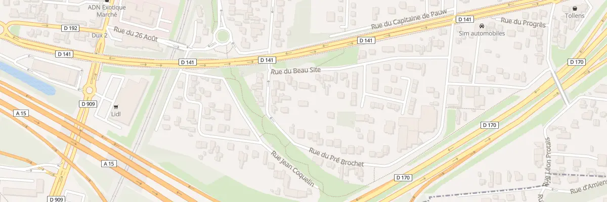 Plan du 43 Rue du Pre Brochet à Sannois