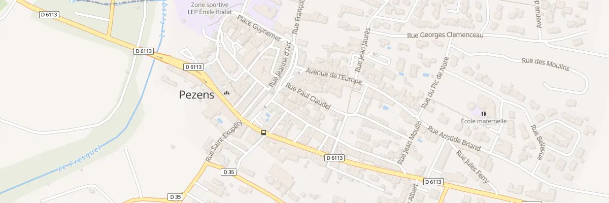 Plan du 27 Rue Paul Claudel à Pezens