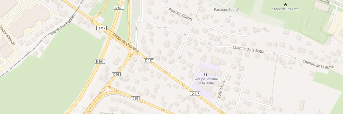 Plan du 5 Che de la Butte à Champlan