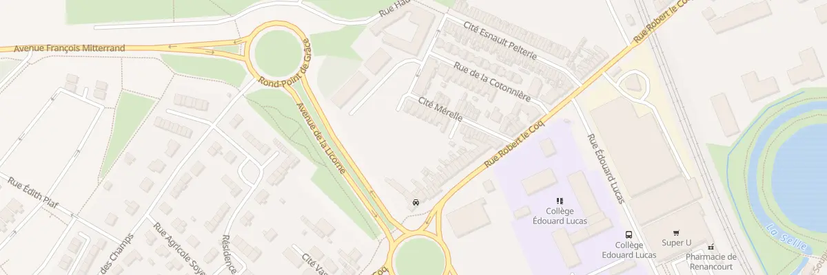 Plan du 252 Rue Robert Lecoq à Amiens