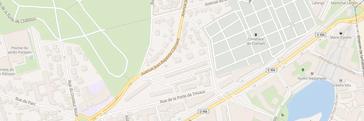 Plan du 20 Rue des Pommiers à Clamart