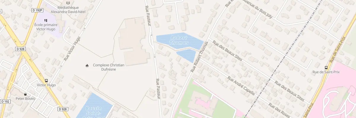Plan du 23 Rue Robert Thomas à Saint-Prix
