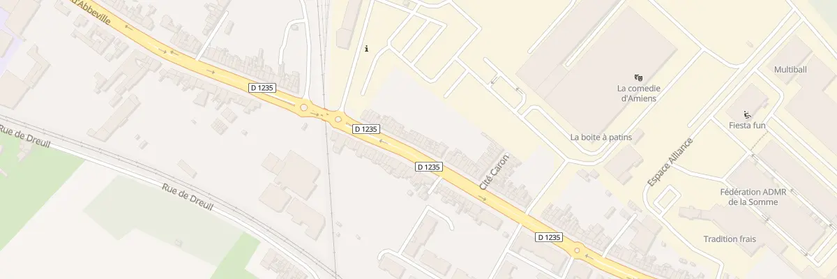 Plan du 180 Rue d’Abbeville à Amiens