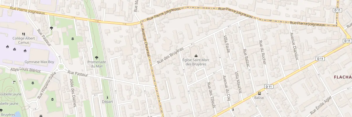 Plan du 29 Rue des Bruyères à Asnières-sur-Seine