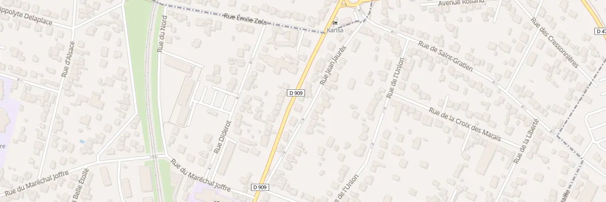 Plan du 112 Rue du Marechal Foch à Sannois
