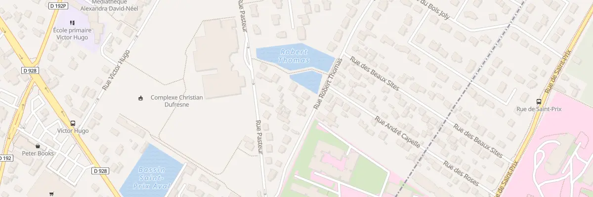 Plan du 21 Rue Robert Thomas à Saint-Prix