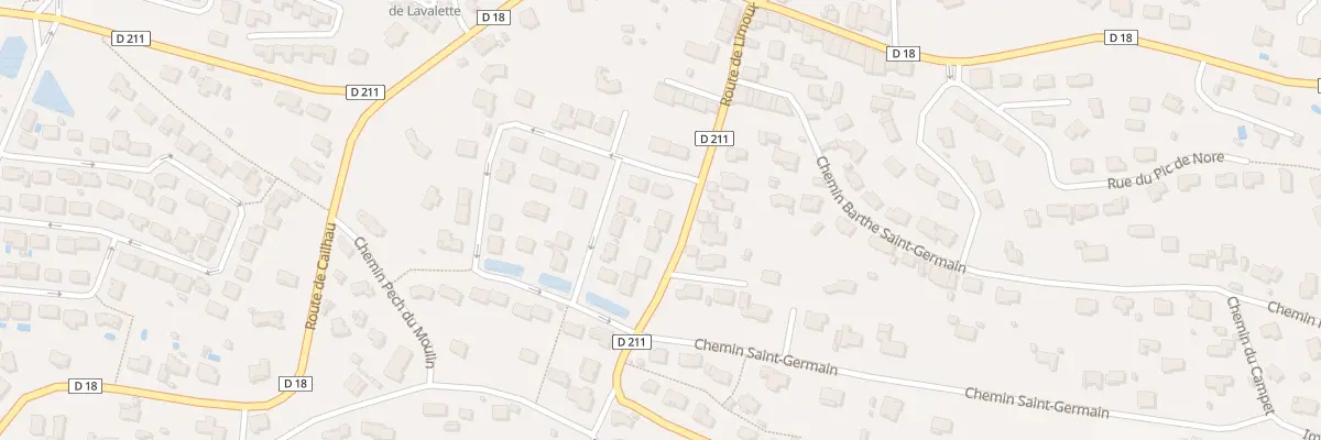 Plan du 11 Rte de Limoux à Lavalette
