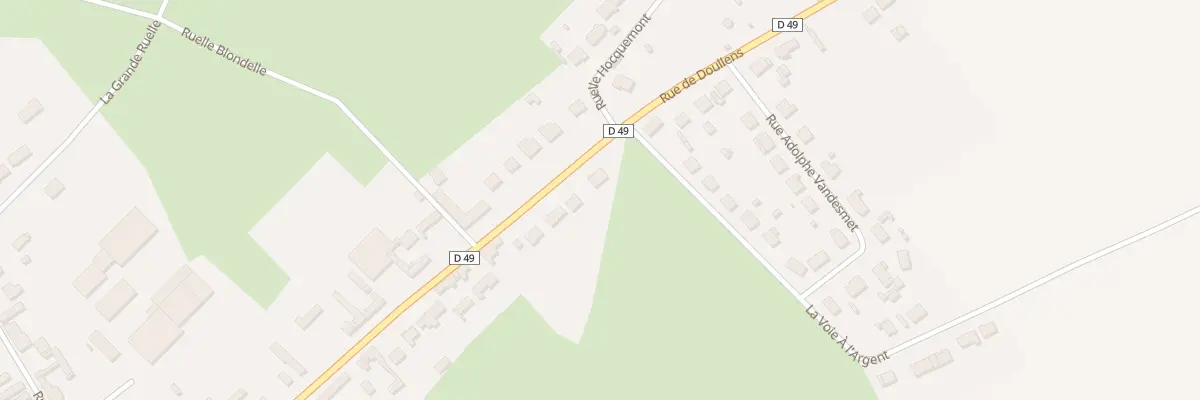 Plan du 76 Rue de Doullens à Candas