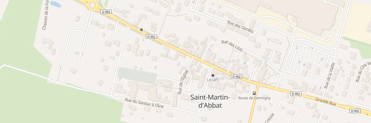 Plan du 74 Gr Grande Rue à Saint-Martin-d’Abbat