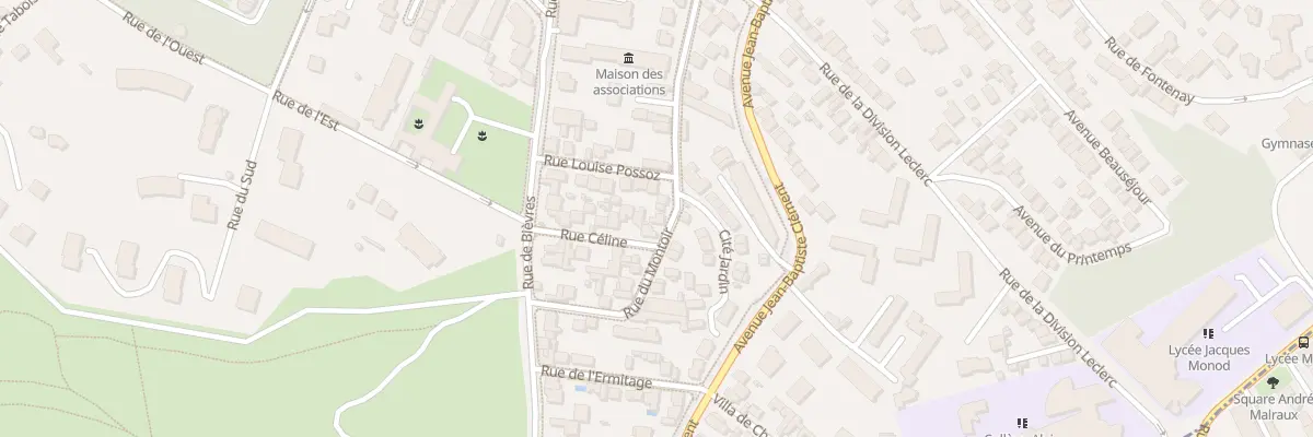 Plan du 16 Rue du Montoir à Clamart