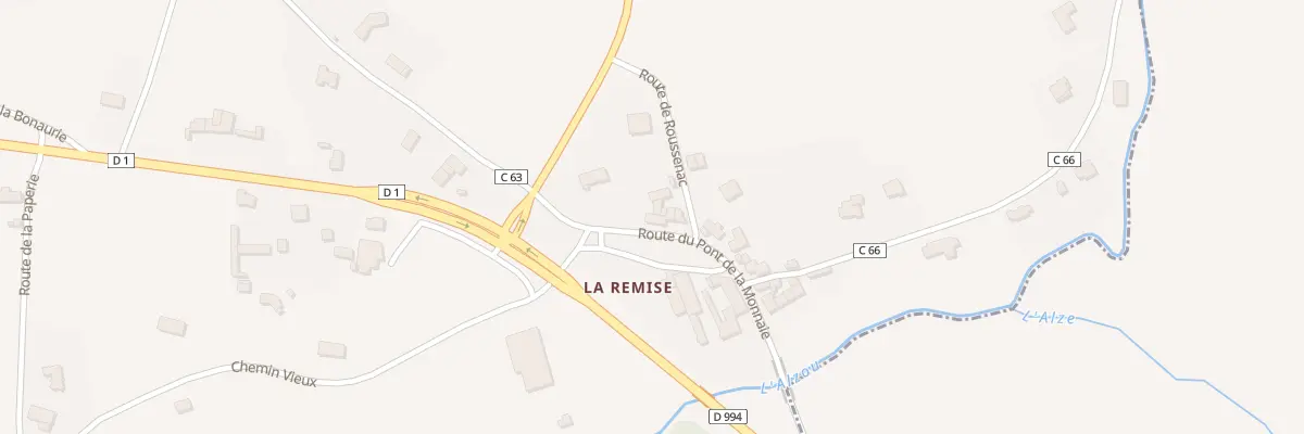 Plan du 5 Rte du Pont de la Monnaie à Anglars-Saint-Félix