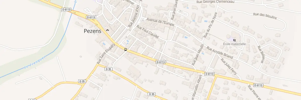 Plan du 9 Rue du Barry à Pezens