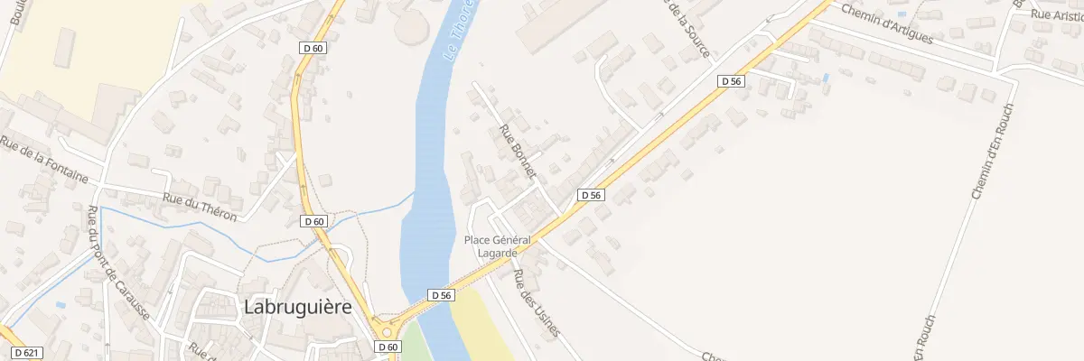 Plan du 2 Rue Bonnet à Labruguière