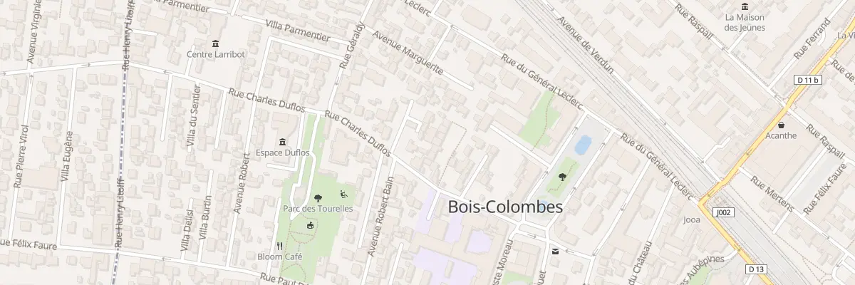 Plan du 40 Rue Charles Duflos à Bois-Colombes