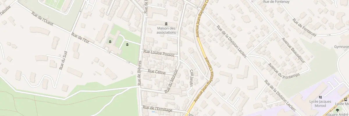 Plan du 12 Rue du Montoir à Clamart