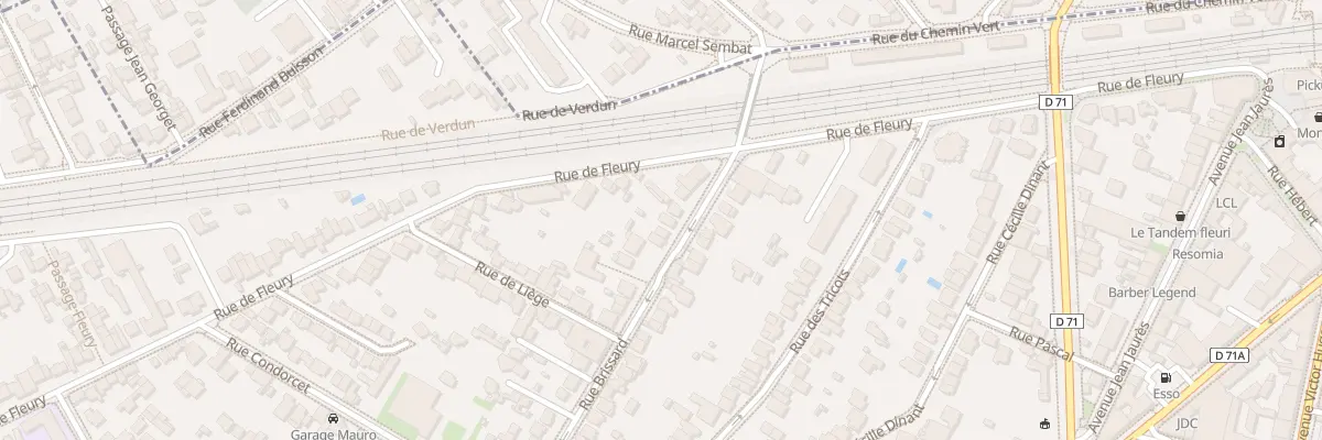 Plan du 45 Rue Brissard à Clamart